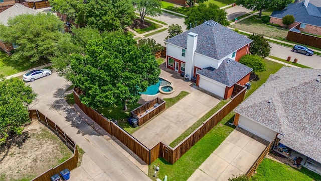 3717 Drew Dr, Frisco, TX 75035 - view of subject property with a pool area