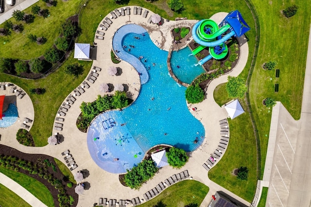 3935 Chesapeake Ln, Crandall, TX 75114 - bird's eye view of a pool area