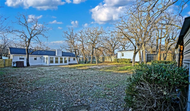 2409 Sunset Ln, Burleson, TX 76028 - view of fenced backyard