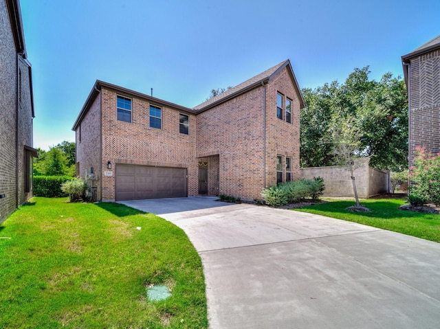 240 Harper St, Irving, TX 75063 - view of front of property featuring brick siding, concrete driveway, and an attached garage