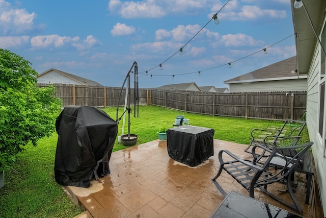 1141 Avalon Dr, Crandall, TX 75114 - view of patio / terrace with grilling area