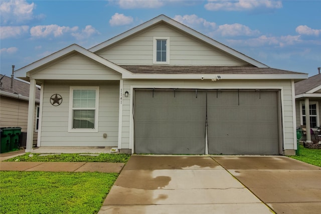 1141 Avalon Dr, Crandall, TX 75114 - view of front of property with driveway, an attached garage, and roof with shingles