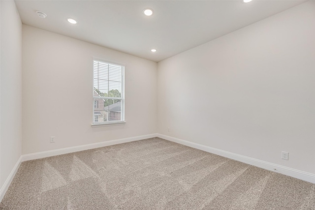 7104 Manhattan Dr, Rowlett, TX 75088 - empty room with carpet flooring, baseboards, and recessed lighting