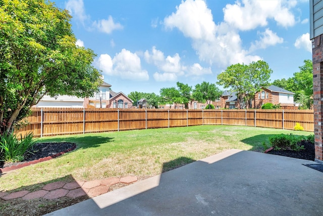 3501 Thorp Springs Dr, Plano, TX 75025 - view of yard with a patio area and a residential view