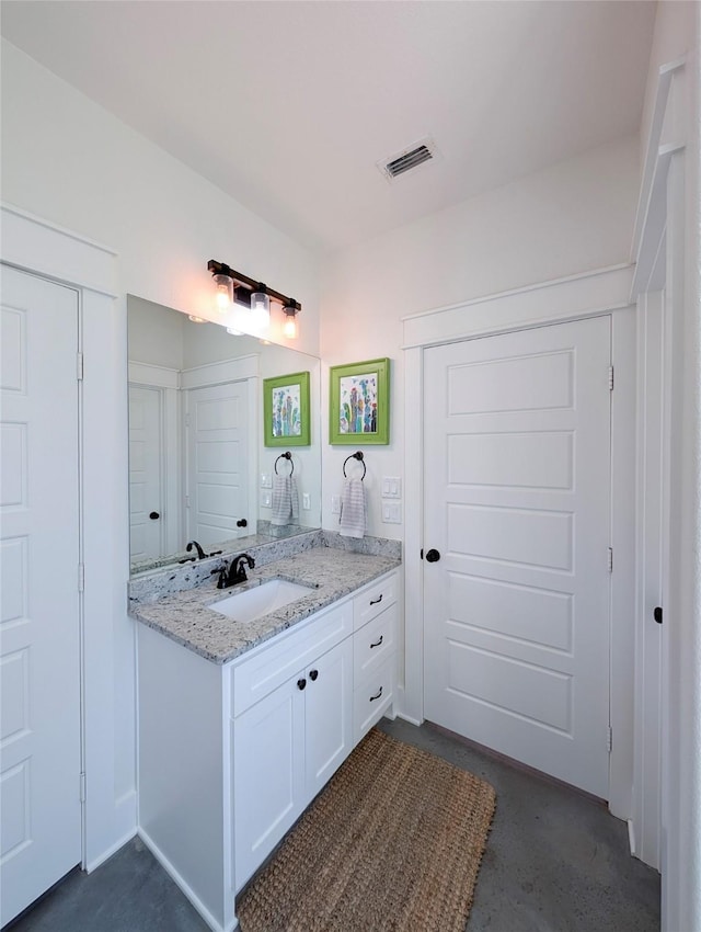 18358 Timber Oaks Dr, Lindale, TX 75771 - bathroom featuring vanity and concrete flooring