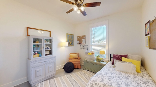 18358 Timber Oaks Dr, Lindale, TX 75771 - bedroom with baseboards and a ceiling fan