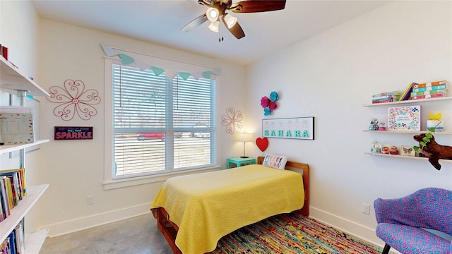 18358 Timber Oaks Dr, Lindale, TX 75771 - bedroom featuring multiple windows, baseboards, and ceiling fan