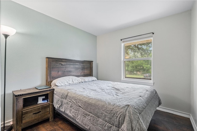 bedroom with baseboards