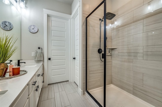 1408 Arrowwood Dr, Aubrey, TX 76227 - full bath featuring a stall shower and double vanity