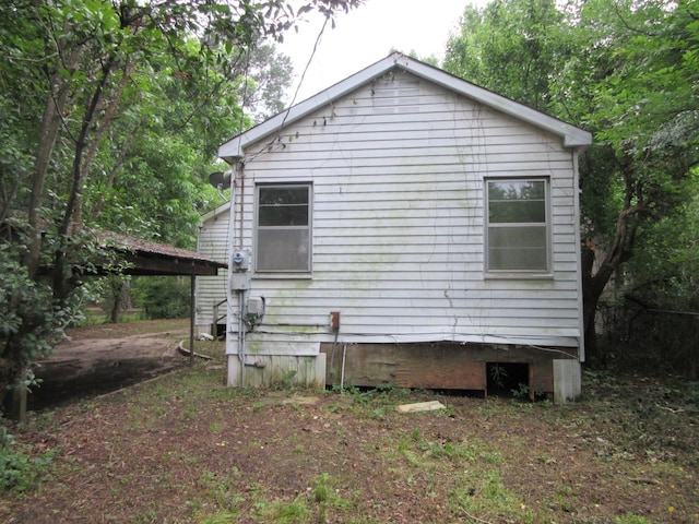 view of property exterior