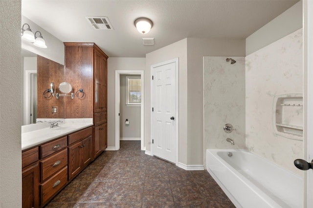 10121 Salem Way, Waco, TX 76708 - full bath featuring vanity, washtub / shower combination, and baseboards