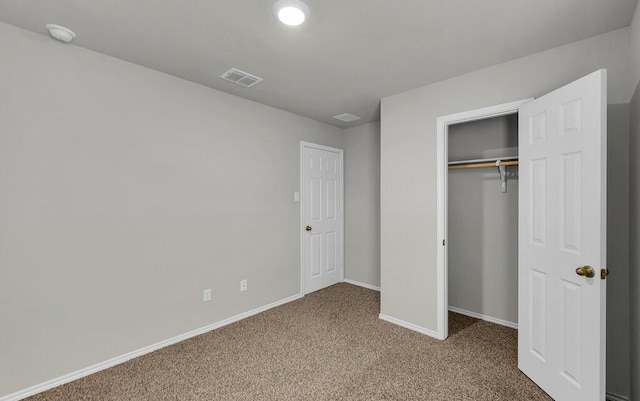 7025 Canadian Dr, Waco, TX 76633 - unfurnished bedroom featuring carpet, baseboards, and a closet