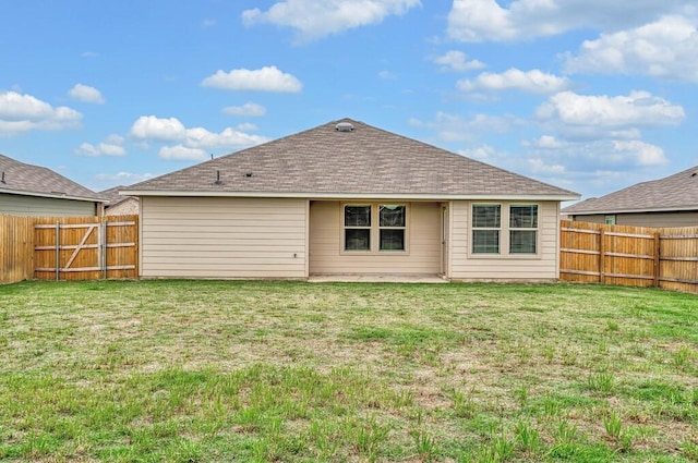 7025 Canadian Dr, Waco, TX 76633 - back of house featuring a shingled roof and a patio