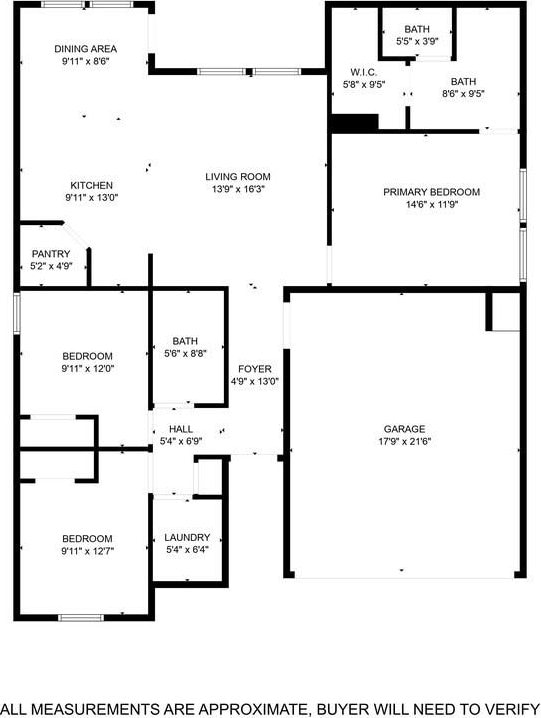 7025 Canadian Dr, Waco, TX 76633 - property floor plan