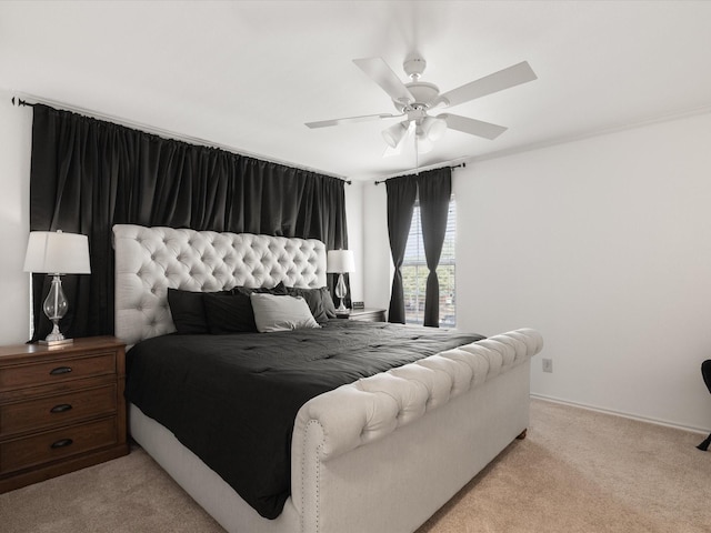 2500 Peargrove Cir, Arlington, TX 76006 - bedroom with light carpet and ceiling fan