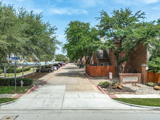 2500 Peargrove Cir, Arlington, TX 76006 - view of concrete road with curbs