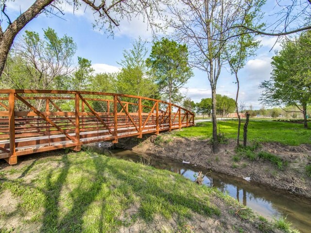4138 Sanders Dr, Celina, TX 75009 - view of grassy yard featuring a wooden deck