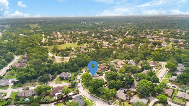 view of property location with nearby suburban area