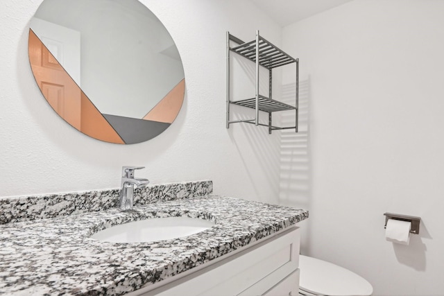 4400 Boston Dr, Plano, TX 75093 - half bath with vanity and toilet