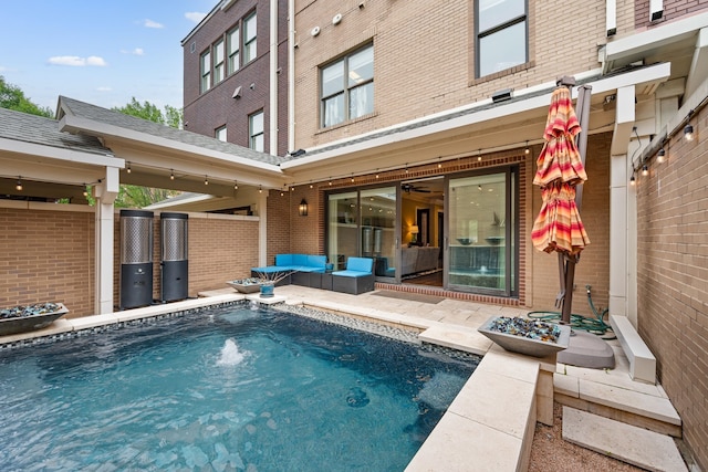 1532 Main St, Southlake, TX 76092 - view of pool with an outdoor hangout area