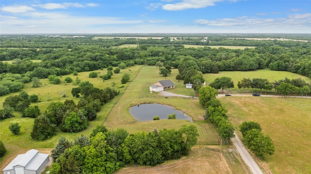677 County Road 4027, Savoy, TX 75479 - overview of rural landscape with a large body of water