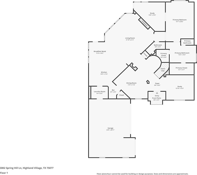 3002 Spring Hill Ln, Highland Village, TX 75077 - home floor plan