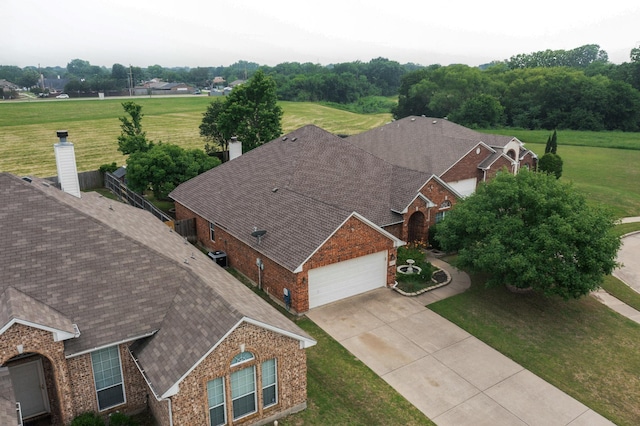 aerial view of property and surrounding area