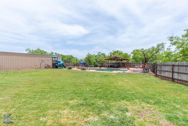 109 Fry Blvd, Tuscola, TX 79562 - view of yard with a gazebo