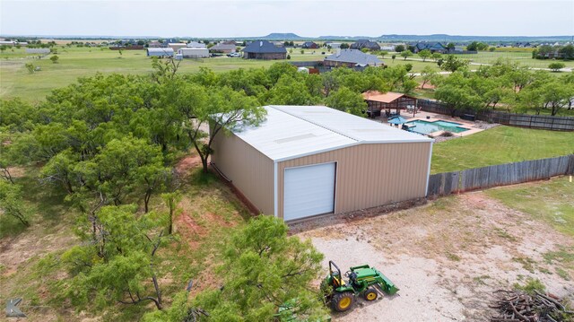109 Fry Blvd, Tuscola, TX 79562 - aerial view of a pool area