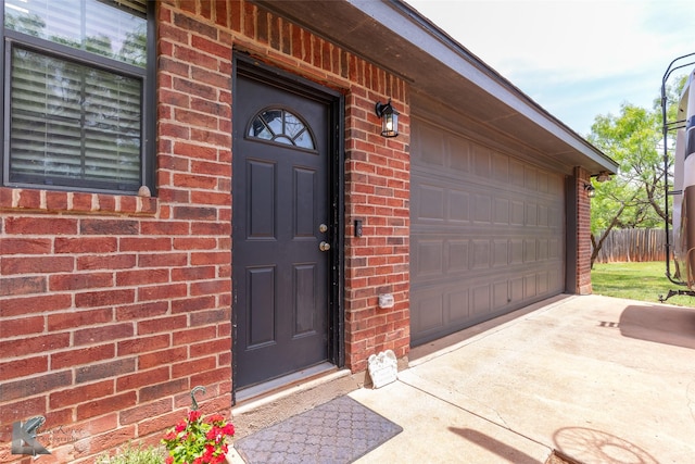 109 Fry Blvd, Tuscola, TX 79562 - view of exterior entry featuring brick siding and fence
