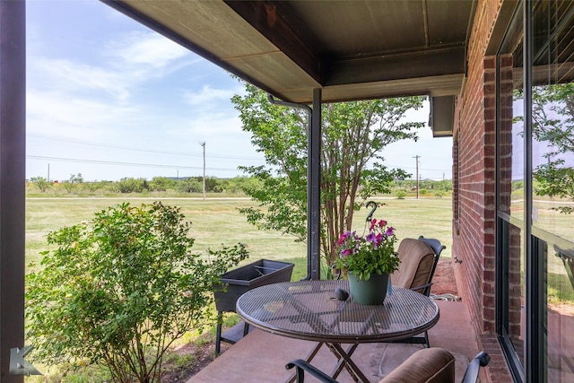 109 Fry Blvd, Tuscola, TX 79562 - view of patio