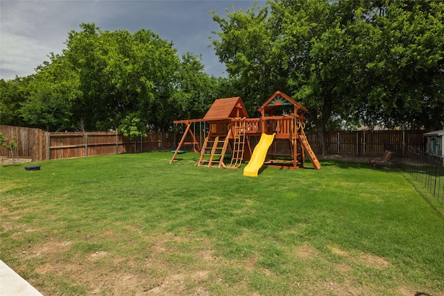 1100 Whisper Willows Dr, Fort Worth, TX 76052 - view of yard featuring a playground