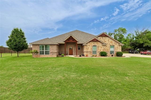 140 Pine Rd, Poolville, TX 76487 - view of front of house with brick siding and a shingled roof