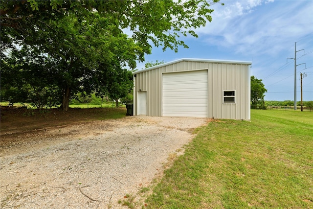 140 Pine Rd, Poolville, TX 76487 - detached garage with driveway