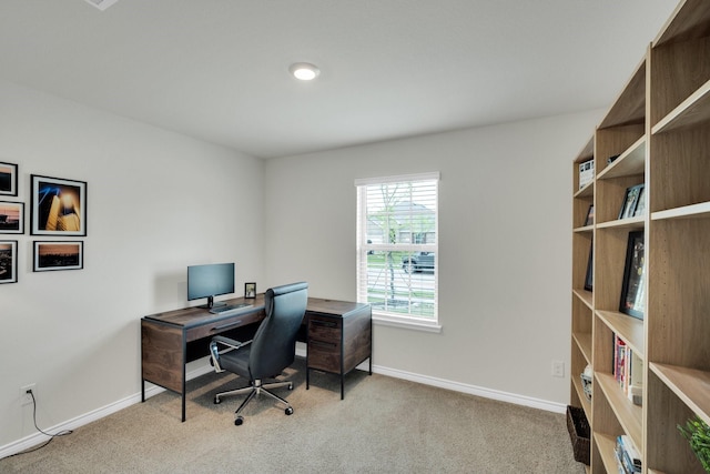 1403 Blossom Court Dr, Princeton, TX 75407 - carpeted home office with baseboards