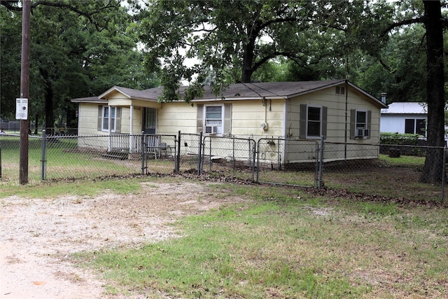 1819 Grady Rd, Hawk Cove, TX 75474 - single story home with cooling unit and view of scattered trees