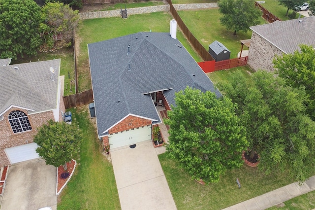 2630 Argyle Shore Dr, Rockwall, TX 75087 - view from above of property