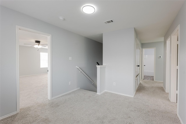 8537 Star Thistle Dr, Fort Worth, TX 76179 - spare room with carpet flooring, baseboards, a smoke detector, and ceiling fan