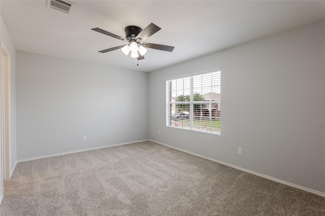8537 Star Thistle Dr, Fort Worth, TX 76179 - unfurnished room featuring carpet flooring, a ceiling fan, and baseboards