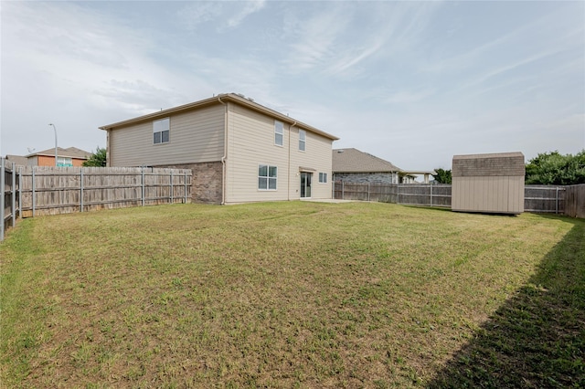 8537 Star Thistle Dr, Fort Worth, TX 76179 - rear view of property with a storage unit and an outdoor structure