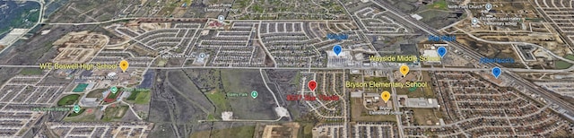8537 Star Thistle Dr, Fort Worth, TX 76179 - aerial view of property's location