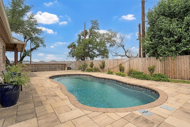 5541 Wisdom Ct, Waco, TX 76708 - view of pool featuring a patio and a fenced backyard