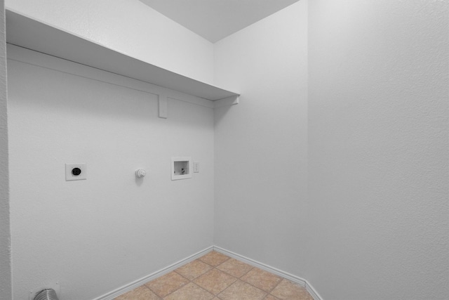 3432 Beatriz Dr, Denton, TX 76207 - washroom with washer hookup, baseboards, hookup for a gas dryer, and electric dryer hookup