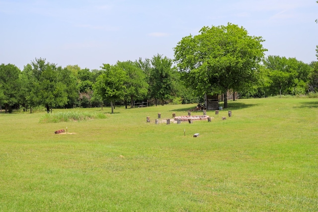 813 Sam Bass Rd, Mcgregor, TX 76657 - view of property's community featuring a yard and view of scattered trees