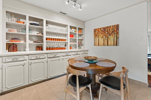 1247 Wedgewood Dr, Cleburne, TX 76033 - dining area featuring light tile patterned flooring