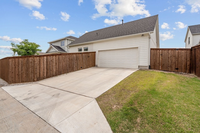 14344 Walsh Ave, Fort Worth, TX 76008 - view of property exterior featuring concrete driveway and a garage