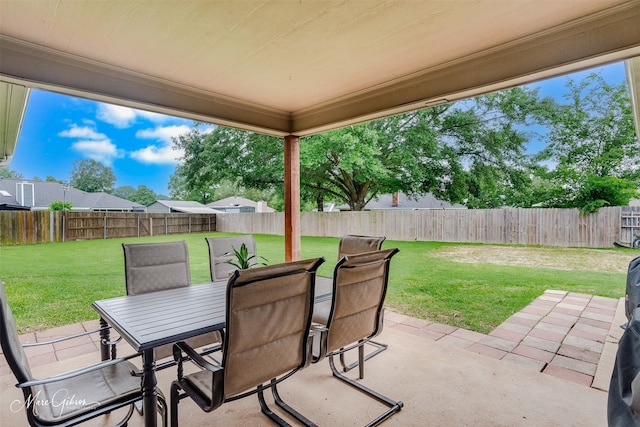 102 Pinehurst Pl, Benton, LA 71006 - view of patio featuring outdoor dining space