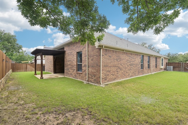 424 Sagewood Ct, Keller, TX 76248 - rear view of house featuring a patio area, brick siding, and cooling unit