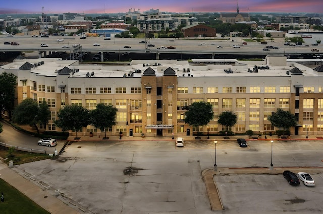 201 W Lancaster Ave Unit 218, Fort Worth, TX 76102 - aerial view at dusk of a city view