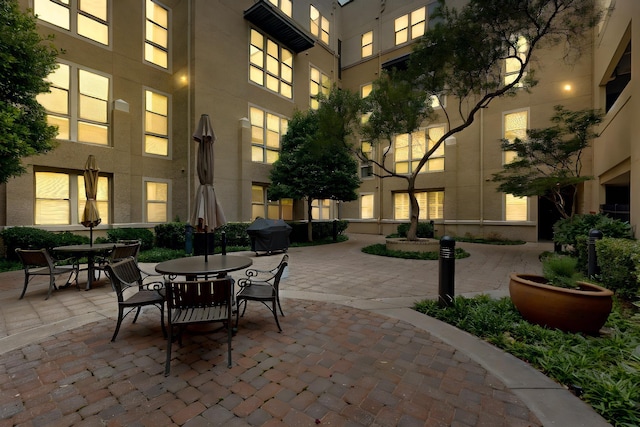 201 W Lancaster Ave Unit 218, Fort Worth, TX 76102 - view of patio / terrace featuring outdoor dining space